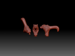 Handle bear 3D Print Models
