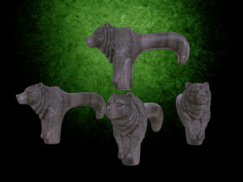 Handle bear 3D Print Model