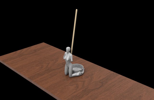 Statuette stand 3D Print Model .c4d .max .obj .3ds .fbx .stl .blend 