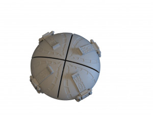 The box is round 3D 프린트 모델