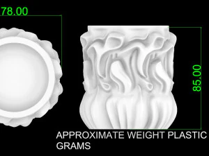 Glass petal 3D Print Model