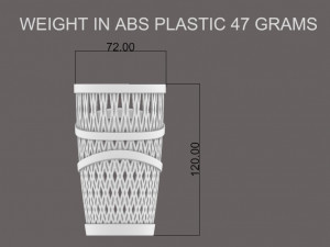 2 cups for small things 3D-Druckmodell