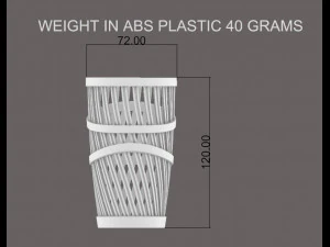 2 cups for small things 3D Print Model
