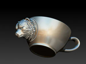 Cup bear 3D Print Model