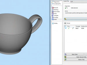A simple cup with a plate 3D Print Model