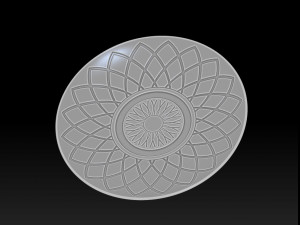 Cup and plate geometry 3D Print Model