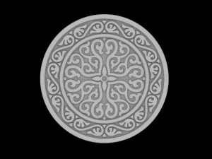 Схема подставки под чашку 3D Принт Модель