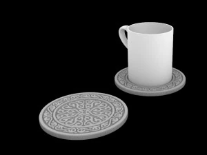Cup stand pattern 3D Print Model