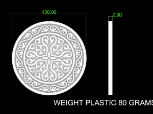 Cup stand pattern 3D Принт Модель