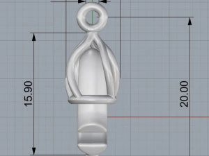 Clasp lock printing plastic printer strap reliable 3D Print Model