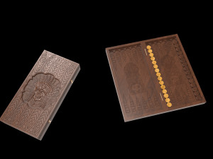 Backgammon indian Model Cetak 3D