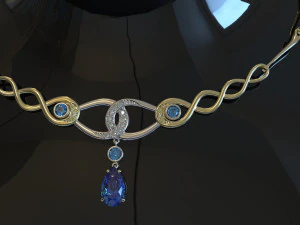 Rings with stones vvv 3D Print Model