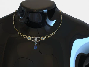 Rings with stones vvv 3D Print Model