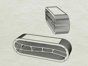 Bench laser cutting 3D Model