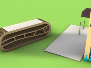 Bench laser cutting Modelo 3D