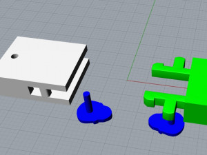 Lock for vvv 2 bracelet 3Dプリントモデル