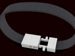 Lock for vvv 2 bracelet 3Dプリントモデル