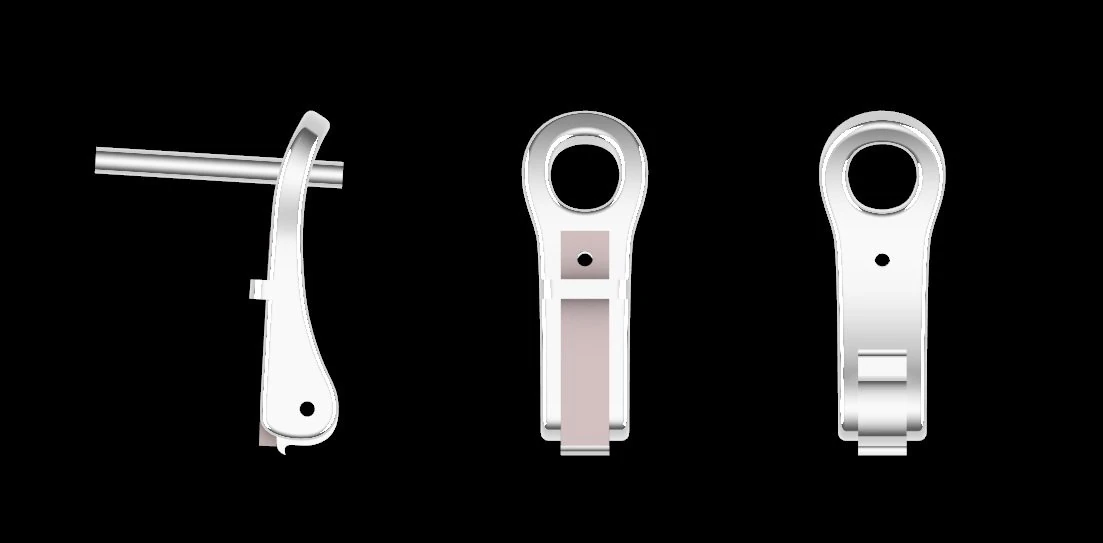 Lock for earrings 2 3D Print Model .c4d .max .obj .3ds .fbx .stl .blend