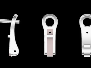 Fechadura para brincos 2 Modelo de Impressão 3D