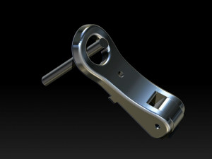 Lock for earrings 2 Modèles 3D en vedette