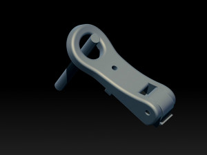 Lock for earrings 2 Modèles 3D en vedette