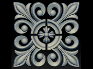 Rosette pattern 1 Modello di stampa 3D
