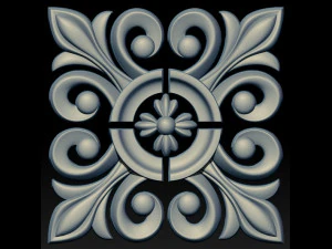 Rosette pattern 1 3D Print Model