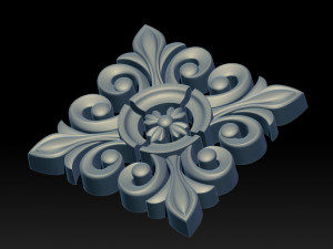 Rosette pattern 1 3D प्रिंट मॉडल