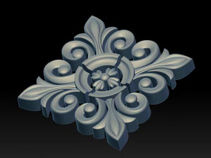 Rosette pattern 1 3D Print Model