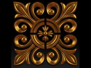 Rosette pattern 1 3D प्रिंट मॉडल