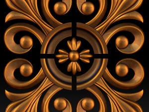 Rosette pattern 1 3D Print Model
