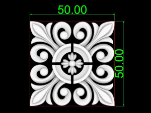 Rosette pattern 1 3D प्रिंट मॉडल