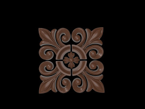 Rosette pattern 1 3D प्रिंट मॉडल