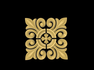 Rosette pattern 1 3D प्रिंट मॉडल