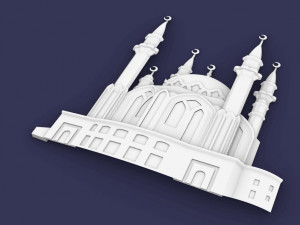 Mosque 3Dプリントモデル