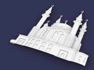 Mosque 3D Print Model