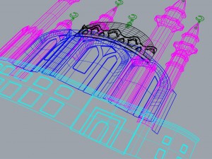 Mosque 3Dプリントモデル