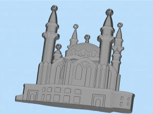 Mosque 3D Print Model
