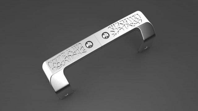 Refrigerator handle 3Dプリントモデル .c4d .max .obj .3ds .fbx .stl .blend 