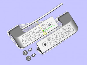 Refrigerator handle 3Dプリントモデル