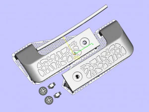 Refrigerator handle 3D Print Model