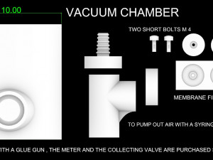 VACUUM CHAMBER 3D 프린트 모델