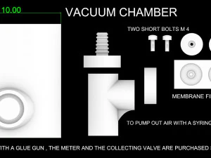 वैक्यूम चैंबर 3D प्रिंट मॉडल