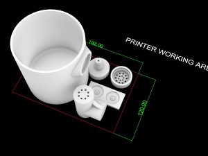 VACUUM CHAMBER 3D 打印模型