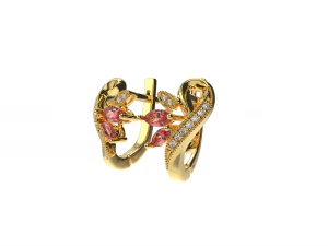 BEAUTIFUL EARRINGS 1 3D Print Model