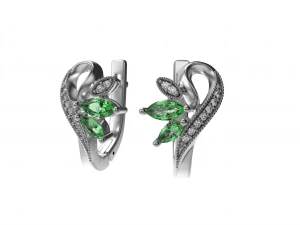 BEAUTIFUL EARRINGS 1 3D Print Model
