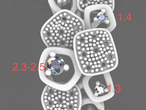 BEAUTIFUL EARRINGS 2 3D Print Model