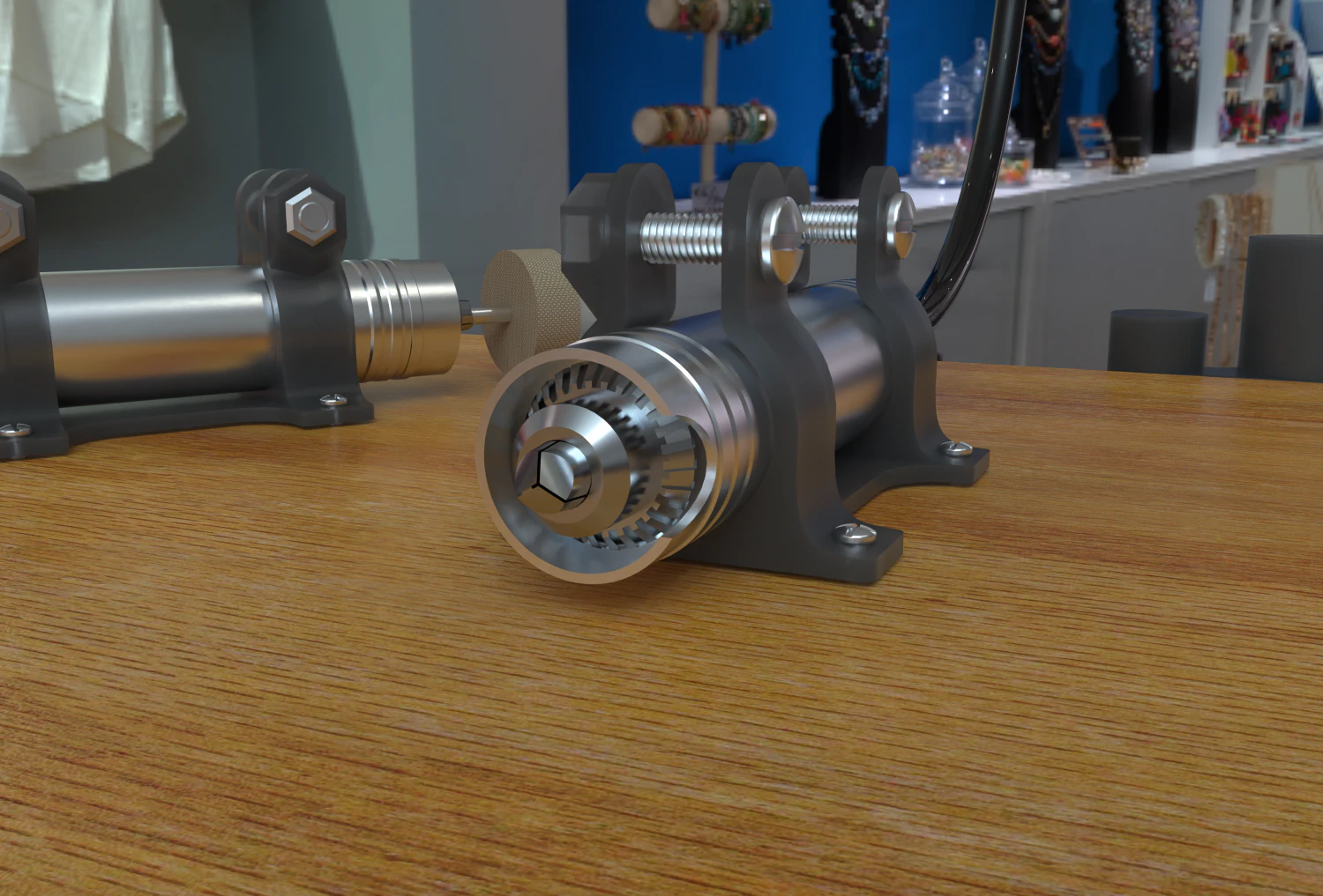 TWO BRACKETS FOR THE BORON MACHINE 3D Print Model .c4d .max .obj .3ds .fbx .stl .blend 