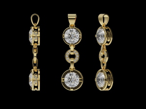 BULGARI PENDANT 3D Print Model