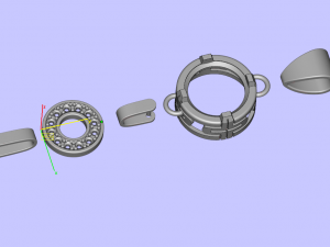 BULGARI PENDANT 3D Print Model